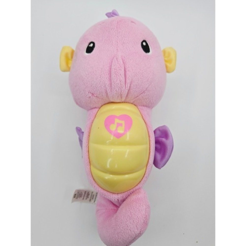 Fisher-Price Ocean Wonders Soothe and Glow Seahorse Pink Musical Plush 2008